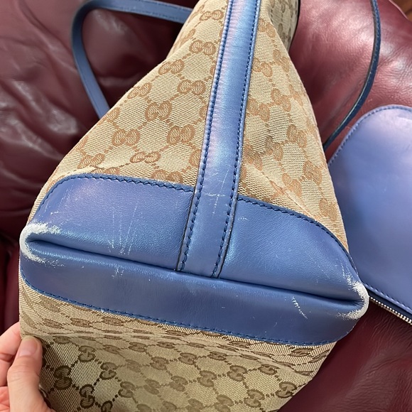 COPY - Gucci Tote Handbag “Gucci craft” medium tote with detachable pocket - Picture 6 of 16